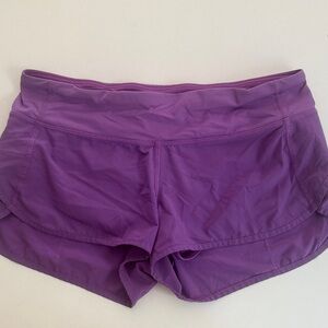 lululemon athletica Purple Athletic Shorts